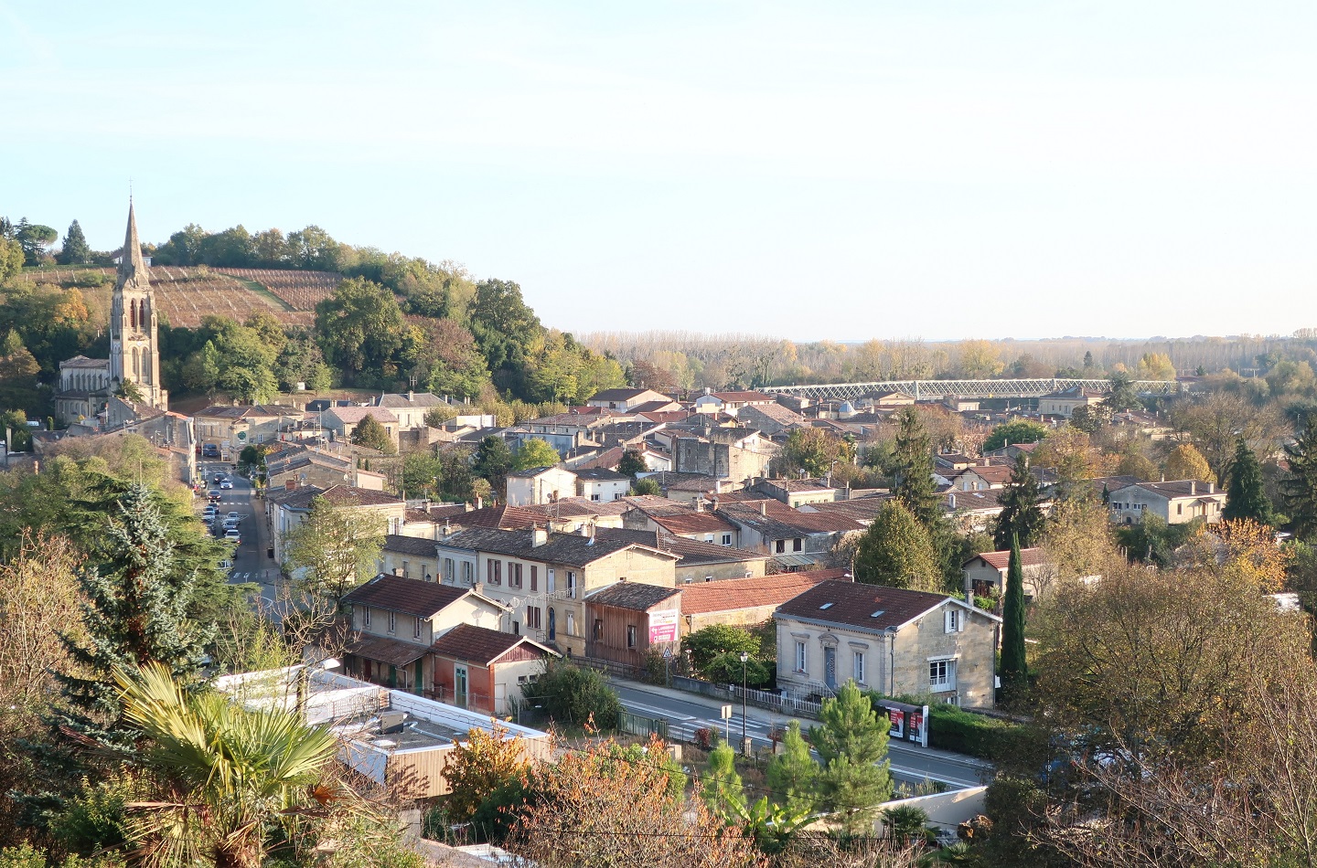 Vue générale Le Tourne et Langoiran